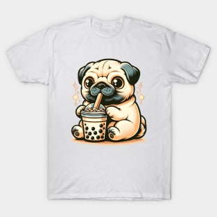 Kawai Cute Pug T-Shirt